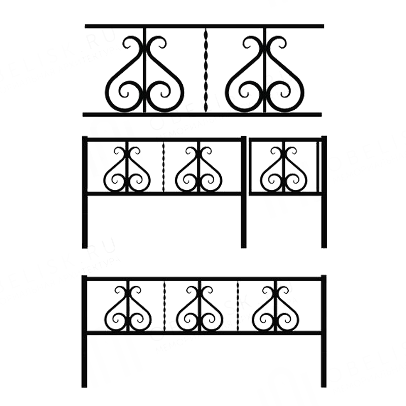 Ограда кованая 32016