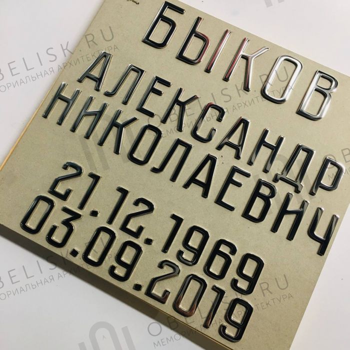 Накладные буквы BR938